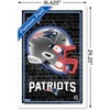 Trends International NFL New England Patriots - Neon Helmet 23 Framed Wall Poster Prints - 3 of 4