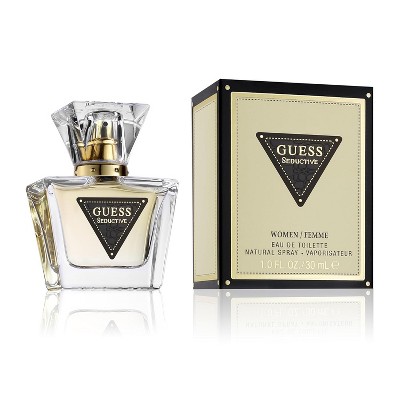 GUESS Seductive Eau de Toilette Spray for Women 1 oz | Sexy Feminine Perfume with Bergamot, Pear, Jasmine, Vanilla & Cashmere Wood | Long Lasting EDT