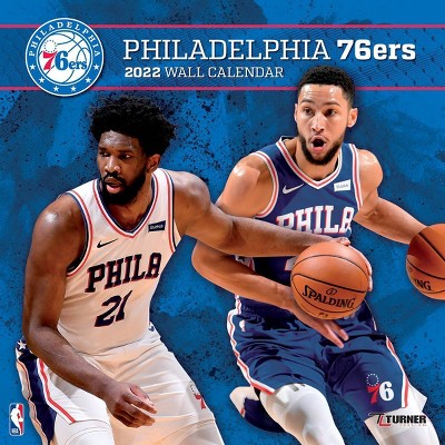 NBA Philadelphia 76Ers 12"x12" Wall Calendar