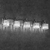 Garvee Modern Crystal Bathroom Vanity Lights Black Bathroom Light Fixtures Crystal Vanity Shower Lights Over Mirror, Mirror Glass - 2 of 4