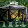 CLAM Quick-Set Venture 9 x 9 Foot Portable Pop-Up Outdoor Camping Gazebo Screen Tent 5-Sided Canopy Shelter with Stakes and Carry Bag, Slate Blue - 2 of 4