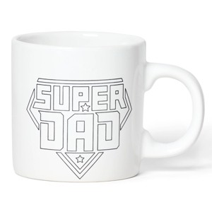 10oz DIY Fathers Day Mug Super Dad - Bullseye's Playground™ - 1 of 3