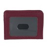 Julia Buxton Colorful Polka Dot Vegan Leather ID Coin Case - Large Capacity Wallet