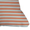 16"x16" June Journal Beach Striped Throw Pillow Orange - Deny Designs - 3 of 4