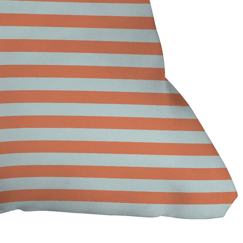 16&#34;x16&#34; June Journal Beach Striped Throw Pillow Orange - Deny Designs, 4 of 8