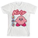 Kirby Classic Anime Character Youth Kids White Tee