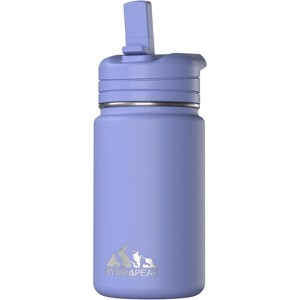 Hydrapeak Mini 14oz Kids Stainless Steel Insulated Water Bottle With Leak Proof Straw Lid - 1 of 4