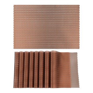 REGALWOVEN PVC Soft Wrinkle-Resistant Washable Table Decor Placemats 18 x 12 Inch 8 Pcs - 1 of 4