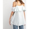 Women's Bow Off-the-shoulder Top - Easel M - 2 of 4