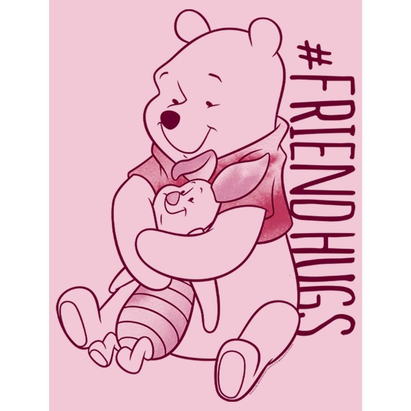 Girl's Winnie the Pooh Friend Hugs T-Shirt, 2 of 5
