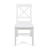 NicBex Dining Chairs Set of 2 Cross Back Style Acacia Wood Dining Chairs for Kitchen, Bedroom - 2 of 4