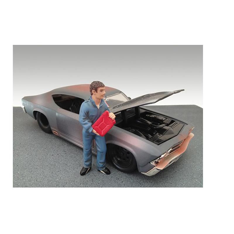Mechanic Dan Figurine for 1/24 Scale Model Car by American Diorama, 2 of 4