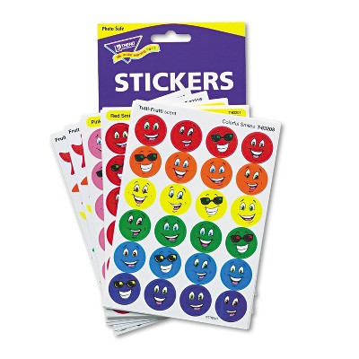 Trend Stinky Stickers Variety Pack Smiles and Stars 648/Pack T83905