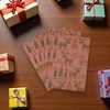 Unique Bargains Gift Wrap Paper Yellow Kraft 27.56"x19.69" 5Pcs - 2 of 4