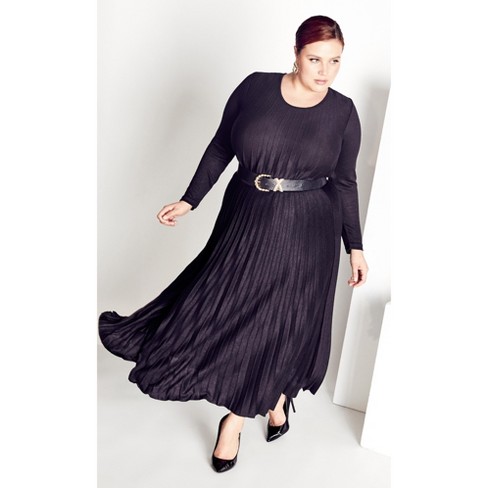 Plus size outlet pleated skirt 80