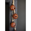 Kalalou Halloween Jack‑O‑Lantern Jingle Bell Cluster Garland – Spooky Bell Decor - 4 of 4
