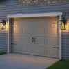 ALOADECOR Modern Matte Black Outdoor Wall Lantern with Clear Tempered Glass Open Bottom Design Light Fixture for Entryway (¨2 Pack) - 2 of 4