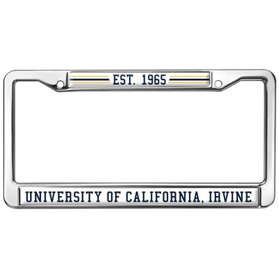 University of California Irvine Full Size Standard License Plate Metal Frame