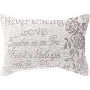 Manual Woodworkers and Weavers Happy 25th Anniversary Decorative Pillow, 12.5" x 8.5" Rectangular Throw Cushion - 3 of 3