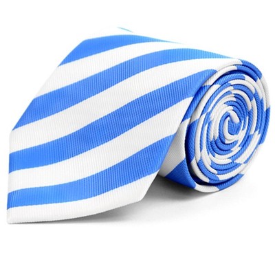 College Striped Colored Woven Tie Collection