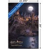 Trends International Harry Potter and the Sorcerer's Stone - Hogwarts at Night Unframed Wall Poster Prints - 3 of 4