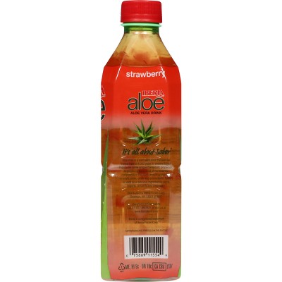 IBERIA aloe Strawberry Aloe Vera Drink - 16.9 fl oz Bottle