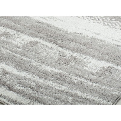 Coastline Constellation 5' x 7' Abstract Gray Washable Rug