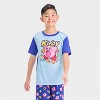 Boys' Kirby 2pc Pajama Set - Blue - 3 of 4