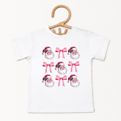 The Juniper Shop Coquette Santa Chart Toddler Short Sleeve Tee