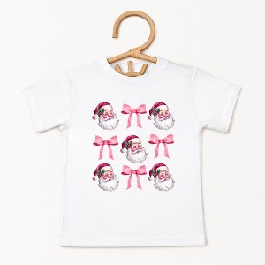 The Juniper Shop Coquette Santa Chart Toddler Short Sleeve Tee - 1 of 3