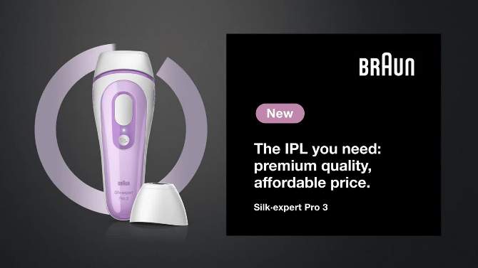 Braun Silk-Expert Pro 3 PL3020 IPL Hair Removal System - 3ct, 2 of 13, play video