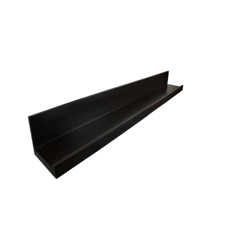 36&#34; Picture Ledge Wall Shelf Black - Inplace, 4 of 5