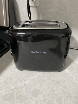 Proctor Silex 750 W 2-Slice Black Extra Wide Slot Toaster 22304V - The Home  Depot