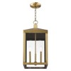 Livex Lighting Nyack 3 - Light Pendant in  Antique Brass - 4 of 4