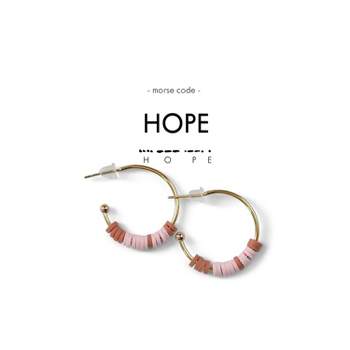 ETHIC GOODS Women's Morse Code Earring [HOPE]