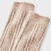 Women's Textured Ribbed Super Soft Crew Boot Socks - Auden™ - 3 of 3