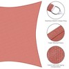 Yescom 18x18Ft 97% UV Block Square Sun Shade Sail Outdoor Patio Pool Garden Yard Lawn Carport Cover Net Awning Canopy Red - 4 of 4