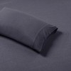 4 Pcs Stylish Jersey Knit Cotton Sheet Set, All Season Home Textile for Modern Bedroom Decor - 3 of 4