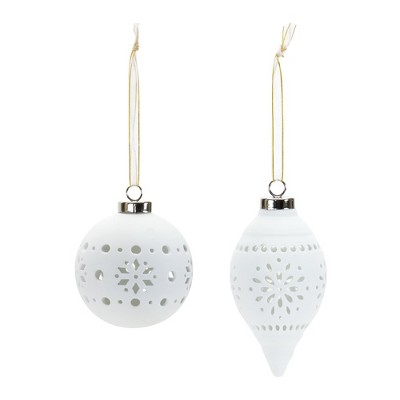 Melrose Porcelain Ball Ornament (Set of 6)