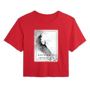 Women's - Frozen 2 - Nothing Is Impossible Anna Cropped Graphic T-Shirt - 1 of 4