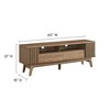 Modway Eudora 60 Inch TV Stand – Mid-Century Modern Media Console with Storage Cabinets and Cable Management – Fits TVs up to 65" - 3 of 4