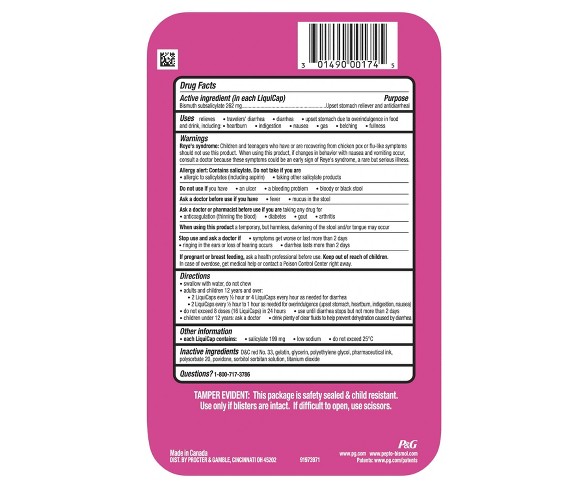 Pepto Bismol Multi Symptom Liquicaps - 24ct- Buy Online in South Africa ...