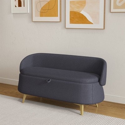 50 inches Multi-functional long rectangular bed end storage sofa stool