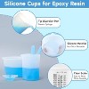 JDICTION 33PCS Silicone Measuring Kit - 600ml Bowl + 4x 250ml Cups for Resin Casting, DIY Tools with Scraper, Stir Sticks, Pipettes & Finger Cots - 3 of 4