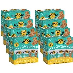 Sunnie Sea Salt Crackers - Case of 8/6/.9 oz - 1 of 3