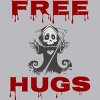 Men's Design By Humans Free Hugs Evil Scary Grim Reaper Halloween Gift By pipetro Tank Top - 2 of 4