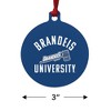 Brandeis University Judges Logo Aluminum Holiday Christmas Tree Ornament - 3 of 4