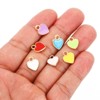 Unique Bargains Metal Bulk Elegant DIY Crafts Jewelry Making Heart Pendant 50 Pcs - 3 of 4