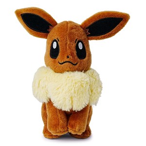 Tomy Pokemon 8 Inch Collector Plush | Eevee (Open Eyes) - 1 of 4
