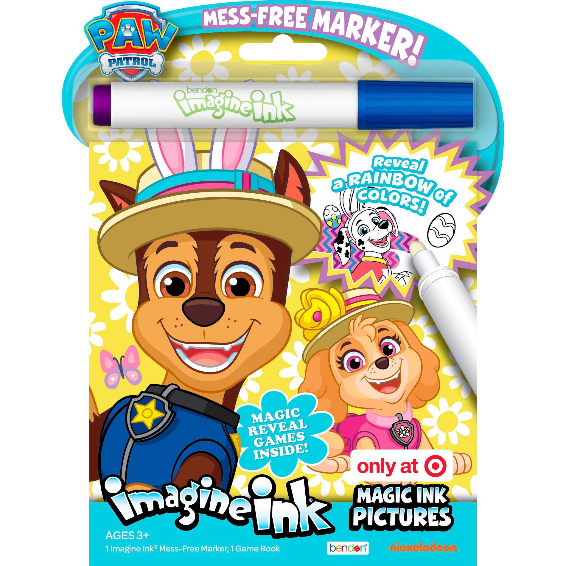 PAW Patrol Easter Imagine Ink Book